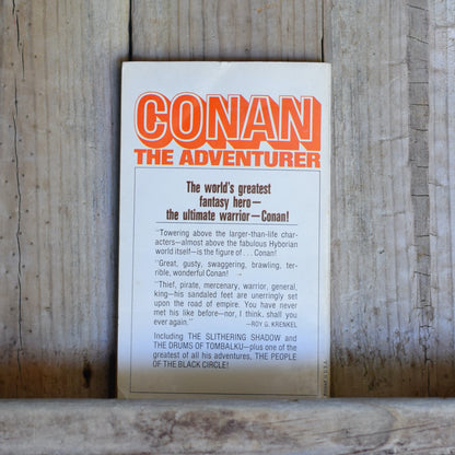 Vintage Fantasy Paperback: Robert E Howard and L Sprague de Camp - Conan the Adventurer
