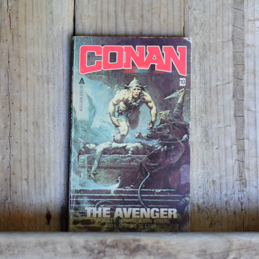 Vintage Fantasy Paperback: Robert E Howard, Bjorn Nyberg and L Sprague de Camp - Conan the Avenger