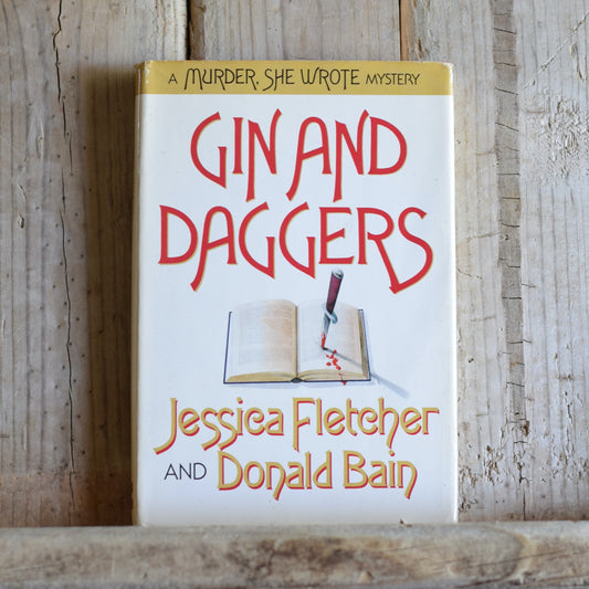 Vintage Fiction Hardback: Jessica Fletcher and Donald Bain - Gin and Daggers