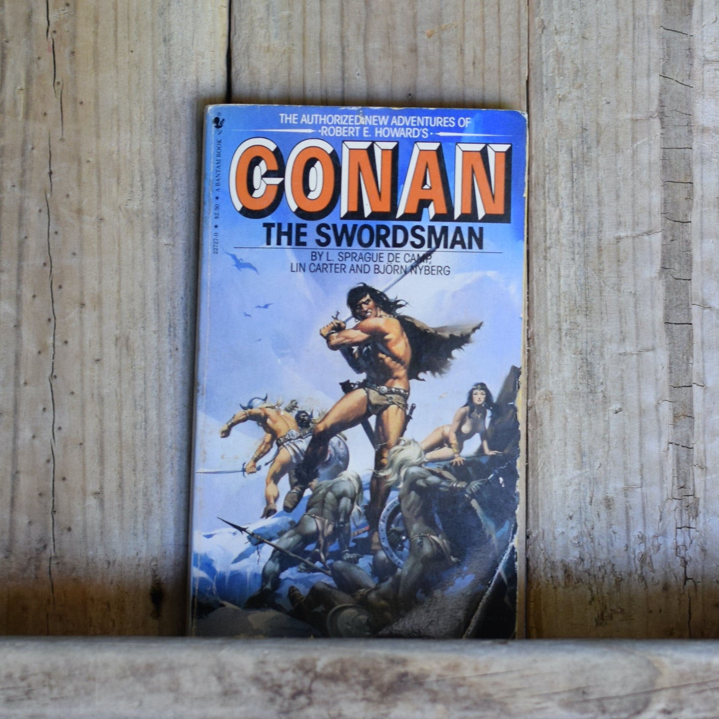 Vintage Fantasy Paperback: L Sprague de Camp, Lin Carter and Bjorn Nyberg - Conan the Swordsman 2nd PRINTING