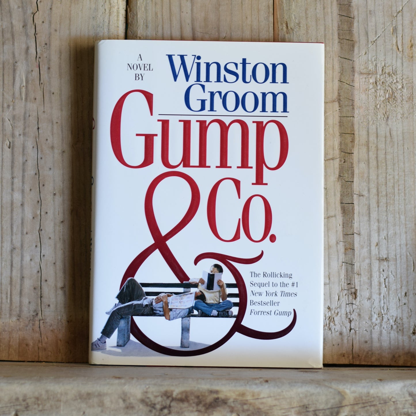 Vintage Fiction Hardback: Winston Groom - Gump & Co. FIRST EDITION/PRINTING RARE MISS-PRINT