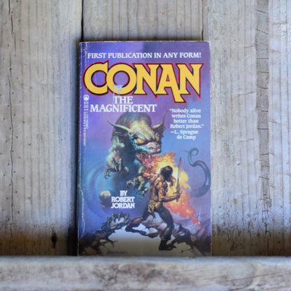 Vintage Fantasy Paperback: Robert Jordan - Conan the Magnificent FIRST PRINTING