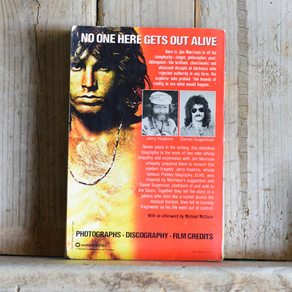 Vintage Biography Paperback: Jerry Hopkins and Daniel Sugarman - No One Here Gets Out Alive SECOND PRINTING