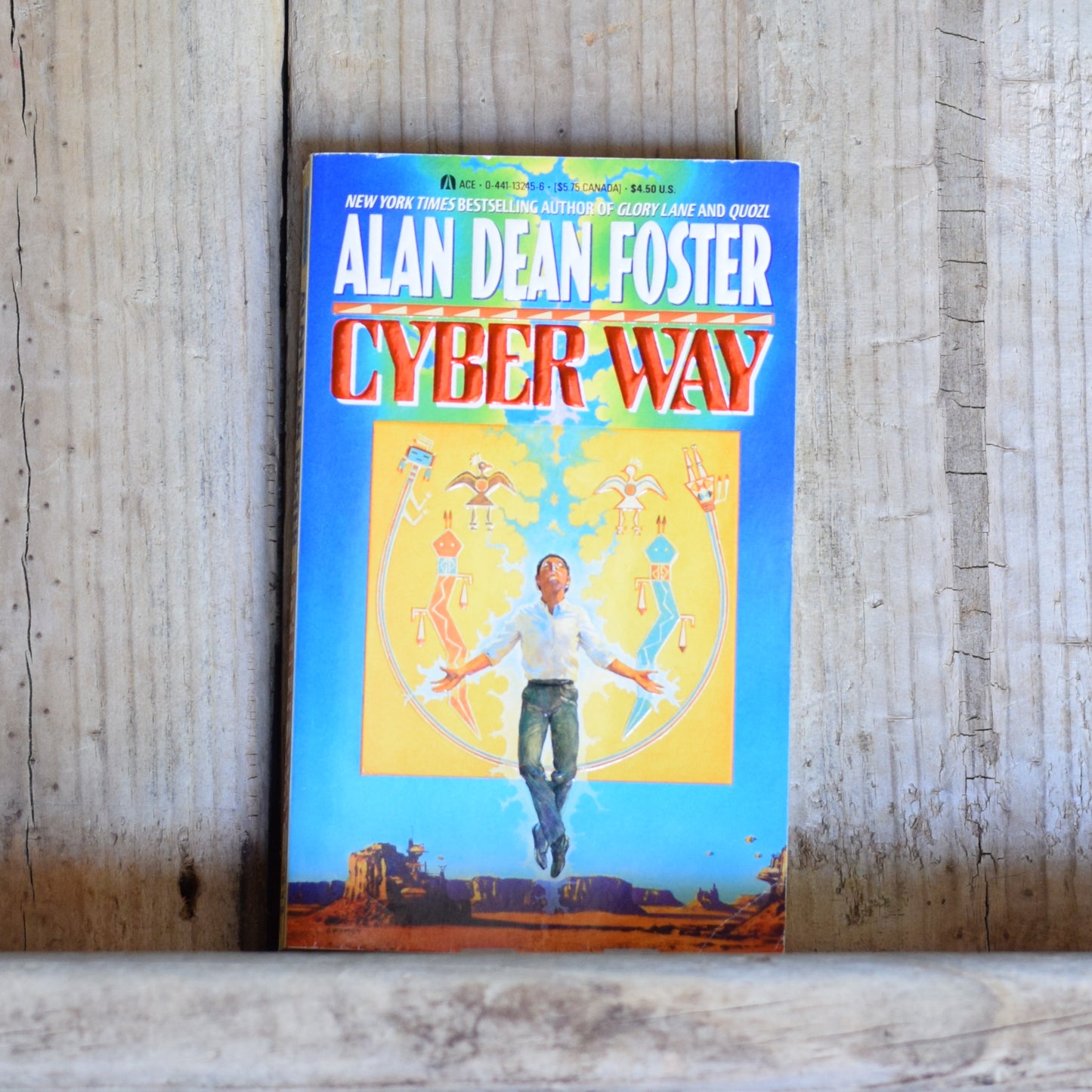 Vintage Sci-fi Paperback: Alan Dean Foster - Cyber Way FIRST PRINTING