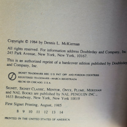 Vintage Fantasy Paperback: Dennis L McKiernan - The Dark Tide