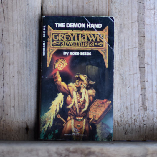 Vintage Dungeons & Dragons Paperback: Rose Estes - The Demon Hand, Greyhawk Adventures FIRST PRINTING