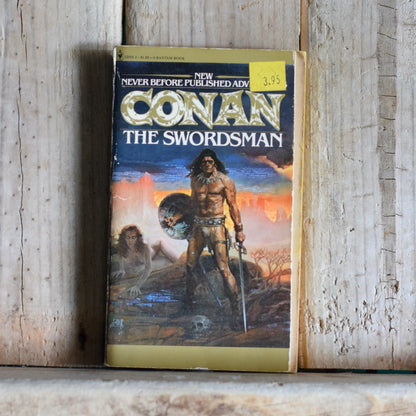 Vintage Fantasy Paperback: L Sprague de Camp, Lin Carter and Bjorn Nyberg - Conan the Swordsman FIRST PRINTING