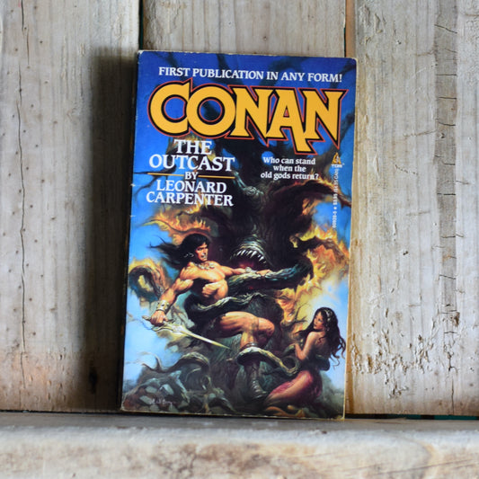 Vintage Fantasy Paperback: Leonard Carpenter - Conan the Outcast FIRST PRINTING