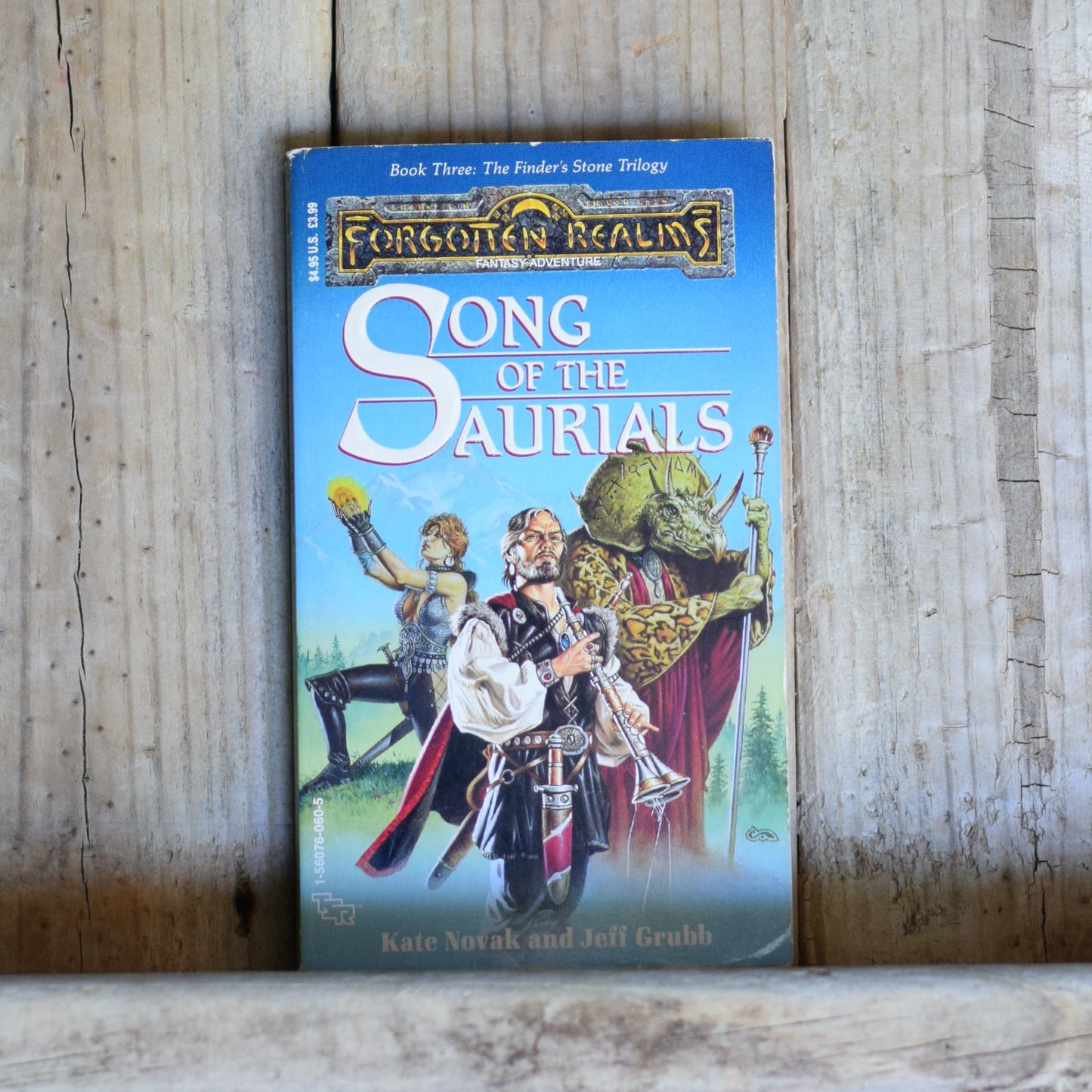 Vintage Dungeons and Dragons Paperback: Kate Novak and Jeff Grubb - Song of the Saurials FIRST PRINTING