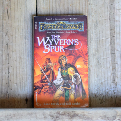 Vintage Dungeons and Dragons Paperback: Kate Novak and Jeff Grubb - The Wyvern's Spur FIRST PRINTING