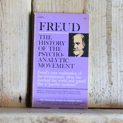 Vintage Non-fiction Paperback: Sigmund Freud - The History of the Psychoanalytic Movement FIRST EDITION