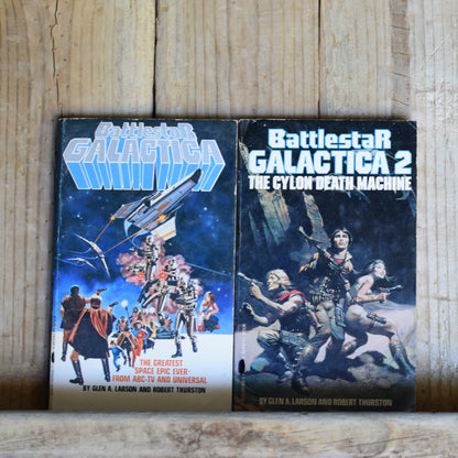 Vintage Sci-fi Paperbacks: Battlestar Gallactica 1 & 2