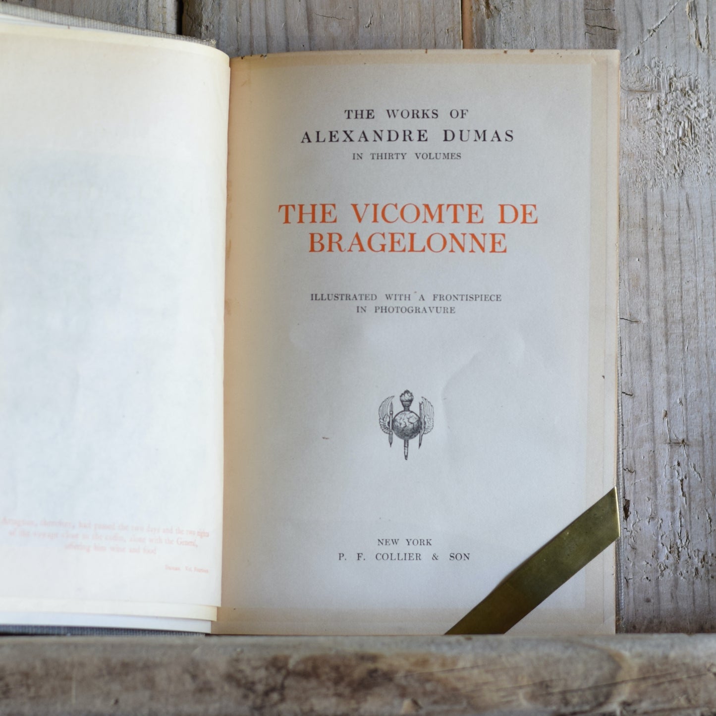 Antique Fiction Hardbacks: The Works of Alexandre Dumas in Thirty Volumes, set of 3
