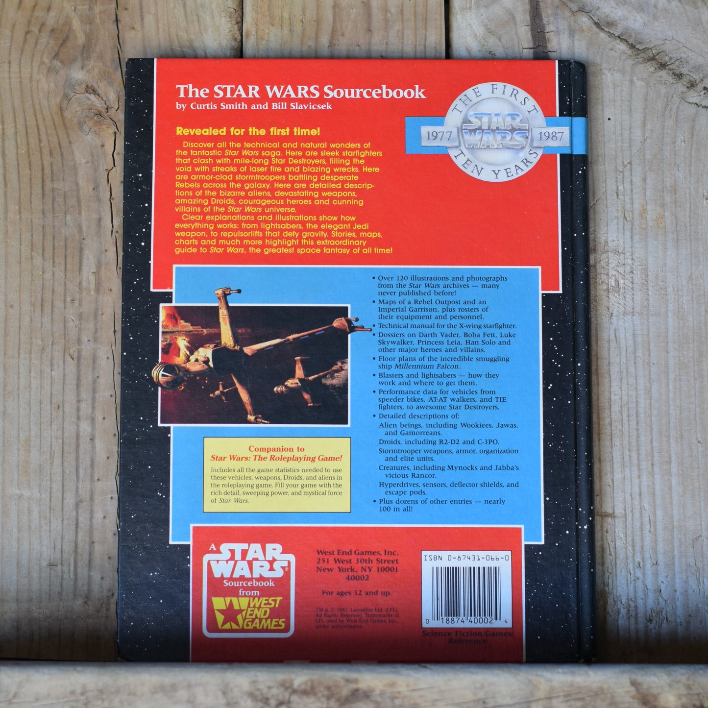 Vintage Star Wars RPG Hardback: The Star Wars Sourcebook FIRST PRINTING