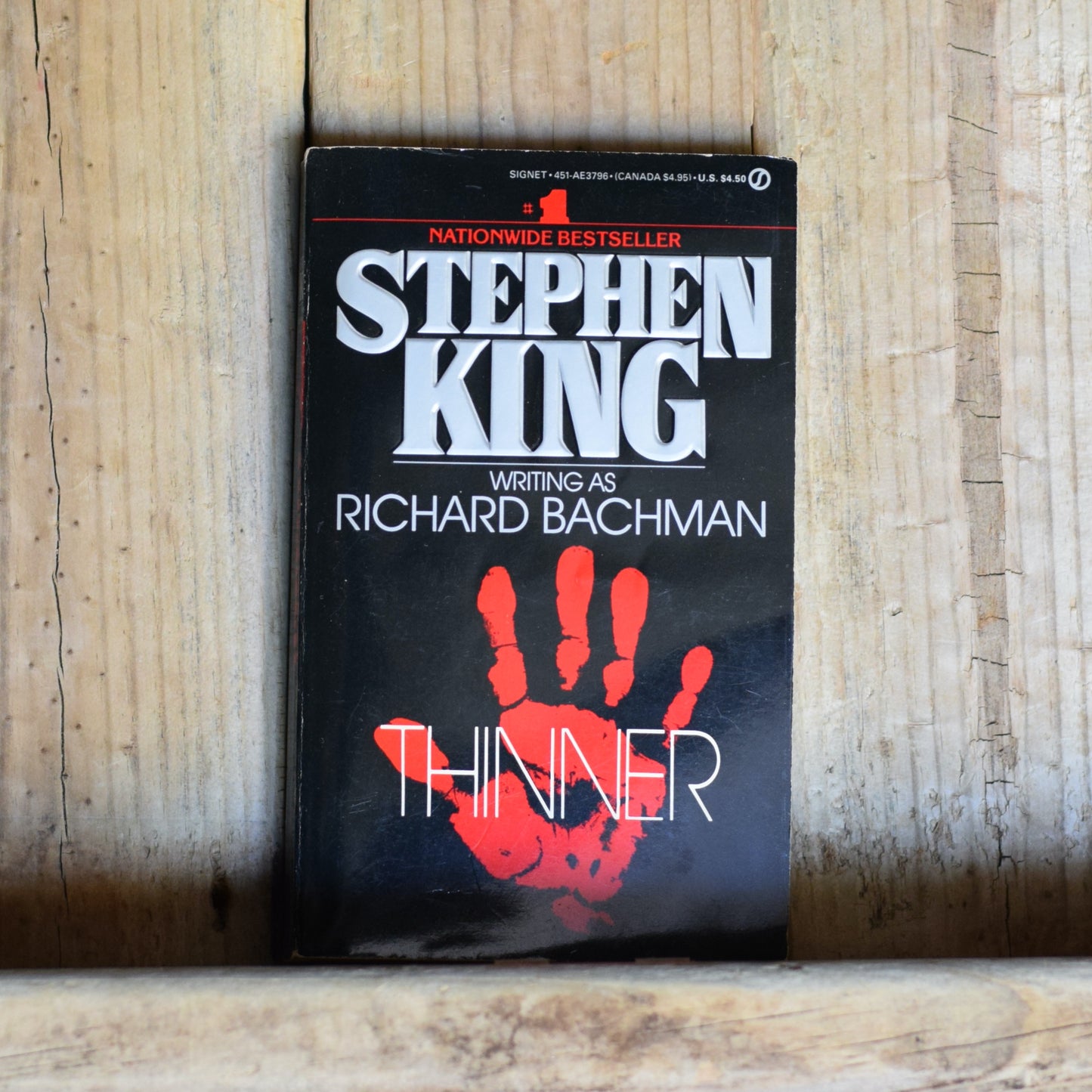 Vintage Horror Paperback: Stephen King - Thinner FIRST PRINTING