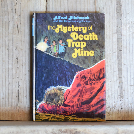 Vintage Fiction Hardback: M V Carey - Alfred Hitchcock and The Three Investigators in The Mystery of Death Trap Mine FIRST PRINTING