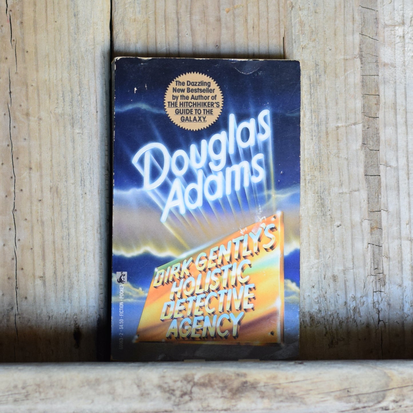 Vintage Fiction Paperback: Douglas Adams - Dirk Gentley's Holistic Detective Agency FIRST PRINTING