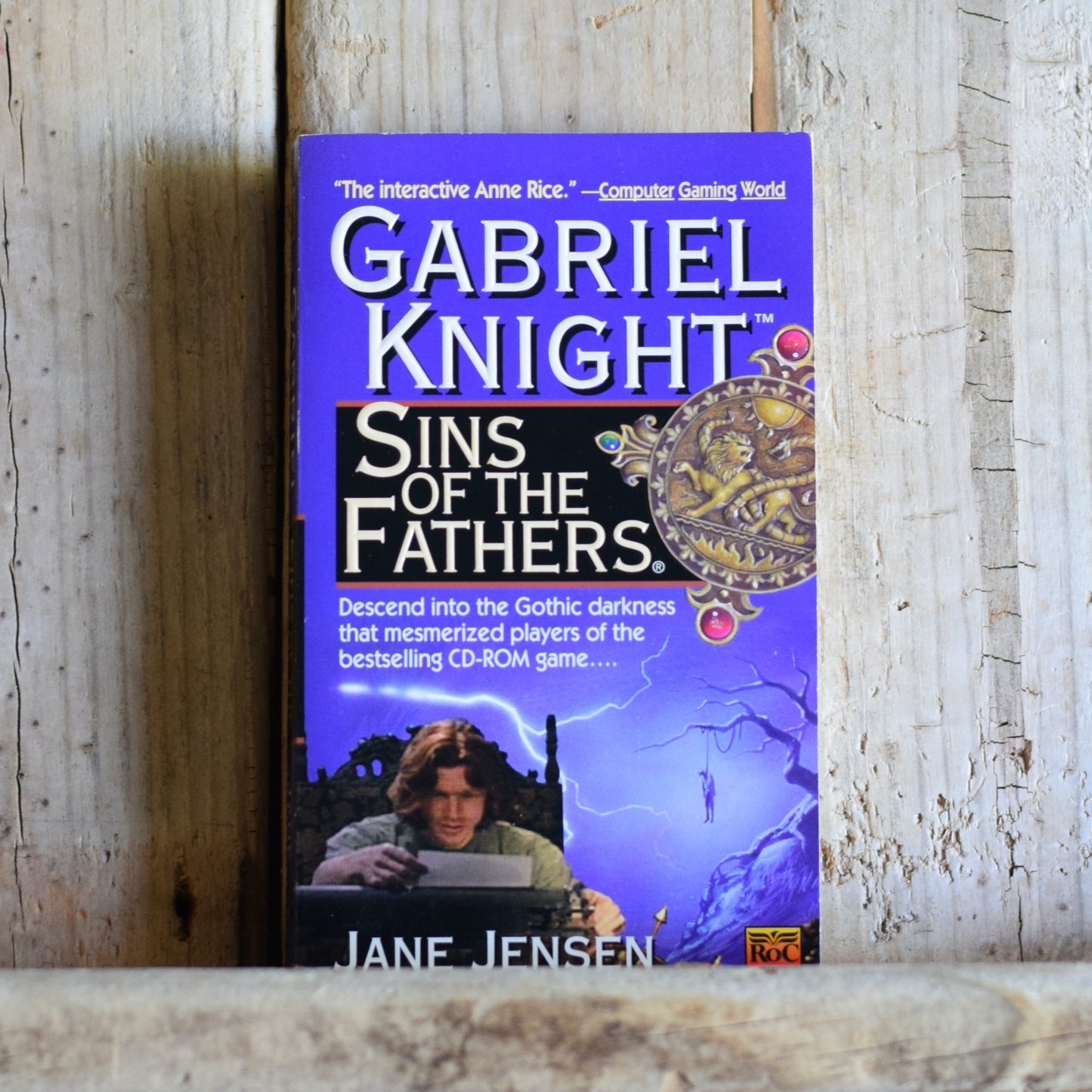 Vintage Horror Paperback: Jane Jensen - Gabriel Knight, Sins of the Father FIRST EDITION/PRINTING