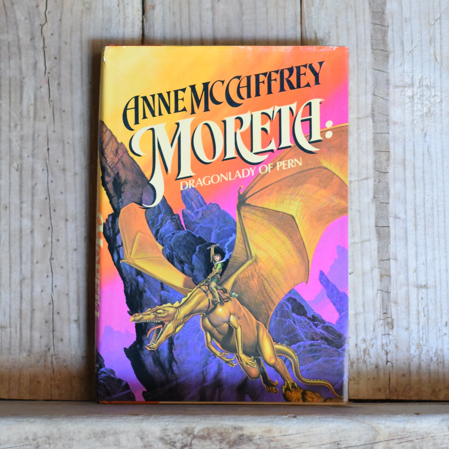 Vintage Fantasy Hardback: Anne McCaffrey - Moreta: Dragonlady of Pern FIRST EDITION