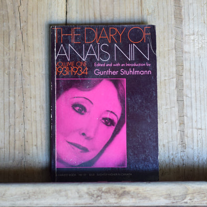 Vintage Fiction Paperback: The Diary of Anais Nin, Volume 1: 1931-1934