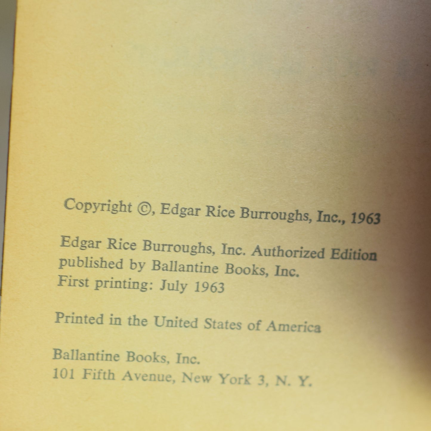 Vintage Fantasy Paperback: Edgar Rice Burroughs - Tarzan and the Ant-Men