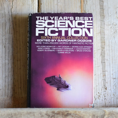 Vintage Sci-fi Hardback: The Year's Best Science Fiction, 6th Annual Collection Edited by Gardner Dozois