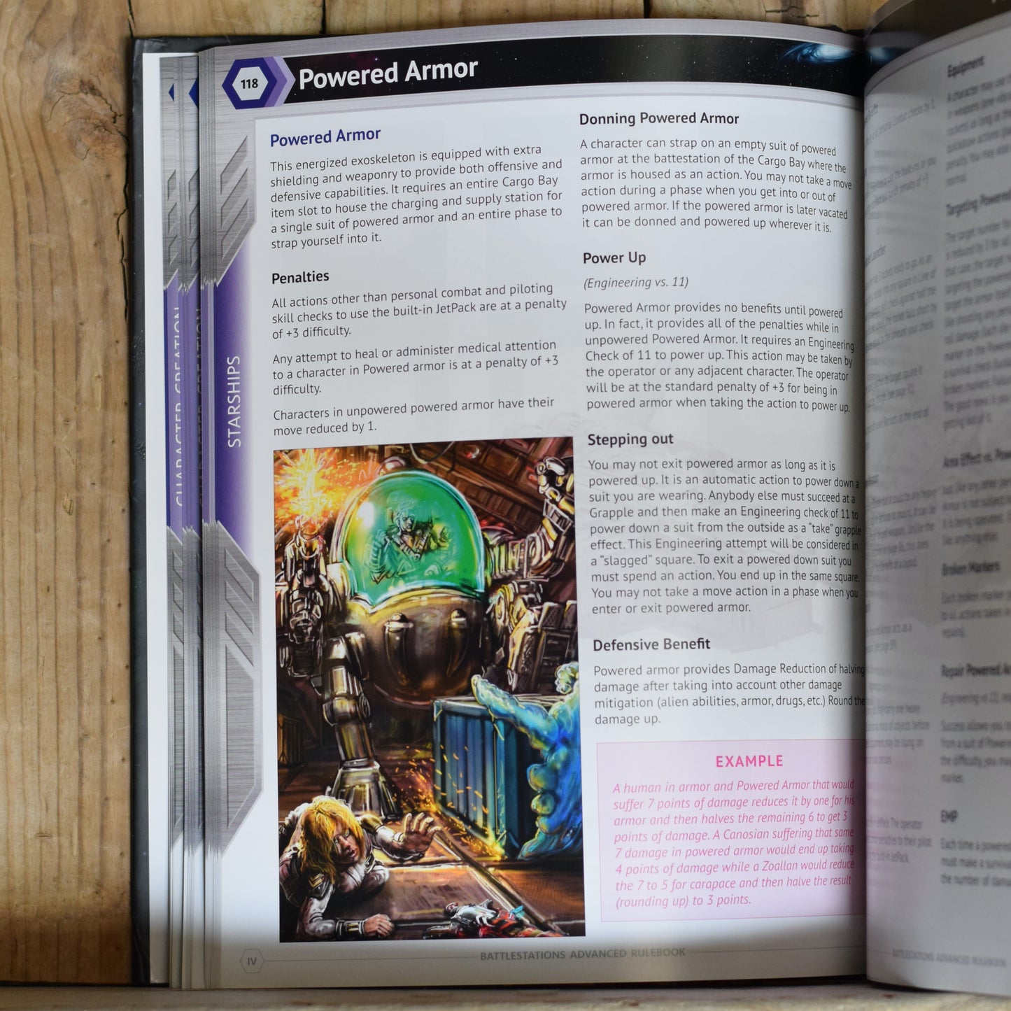 Sci-fi RPG Hardback: Jeff Siadek - Battlestations Advanced Rule Book, Second Edition