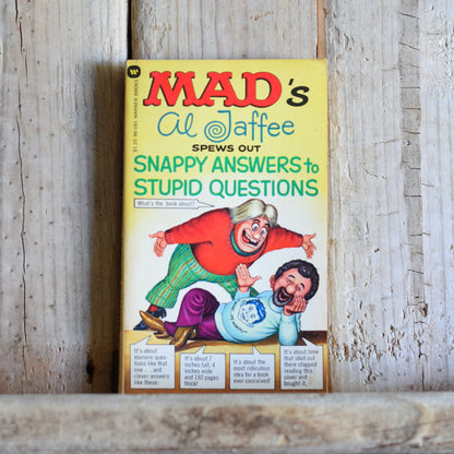 Vintage Fiction Paperback: MAD's Al Jaffee Spews Out Snappy Answers to Stupid Questions 2nd Printing