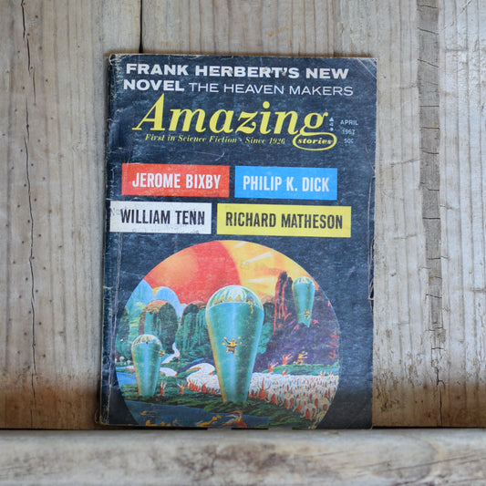 Vintage Sci-fi Paperback: Amazing Stories, April 1967