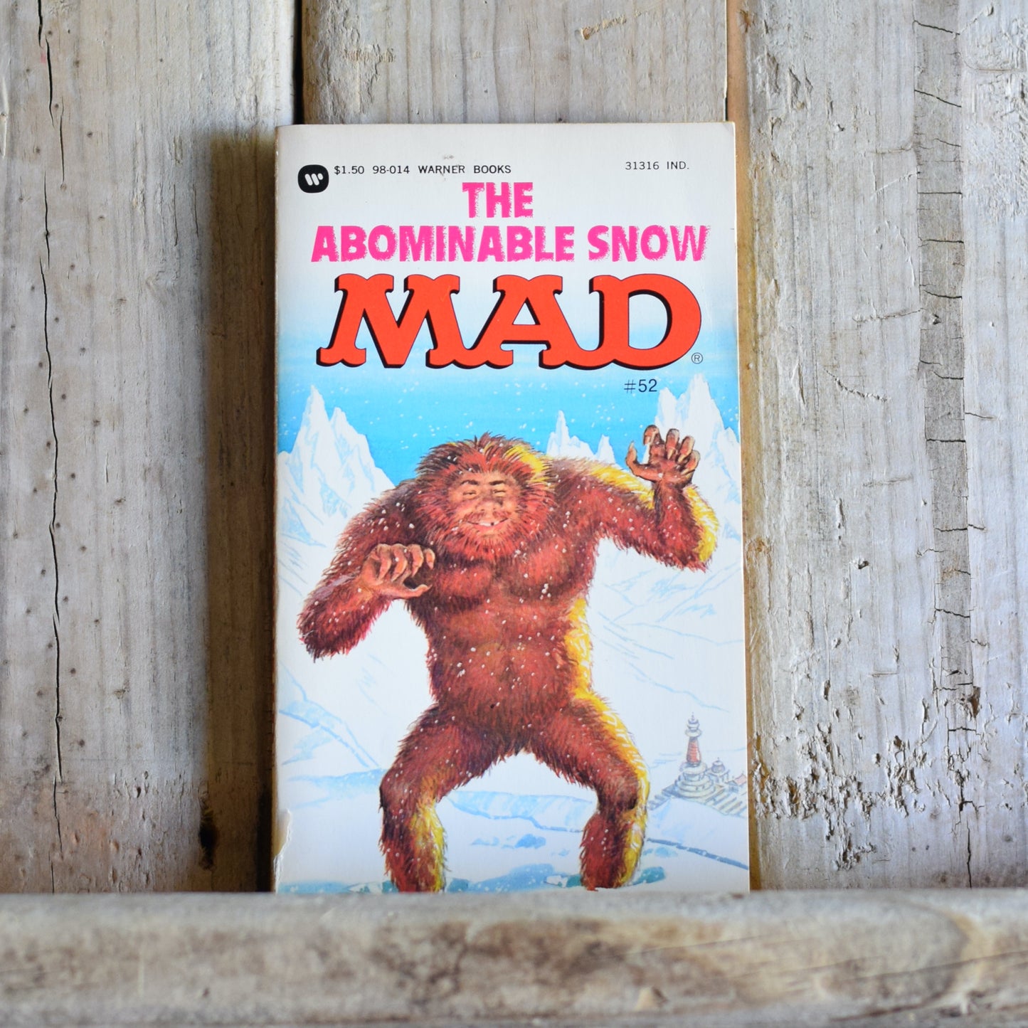 Vintage Fiction Paperback: The Abominable Snow MAD, Edited by Albert B Feldstein FIRST PRINTING