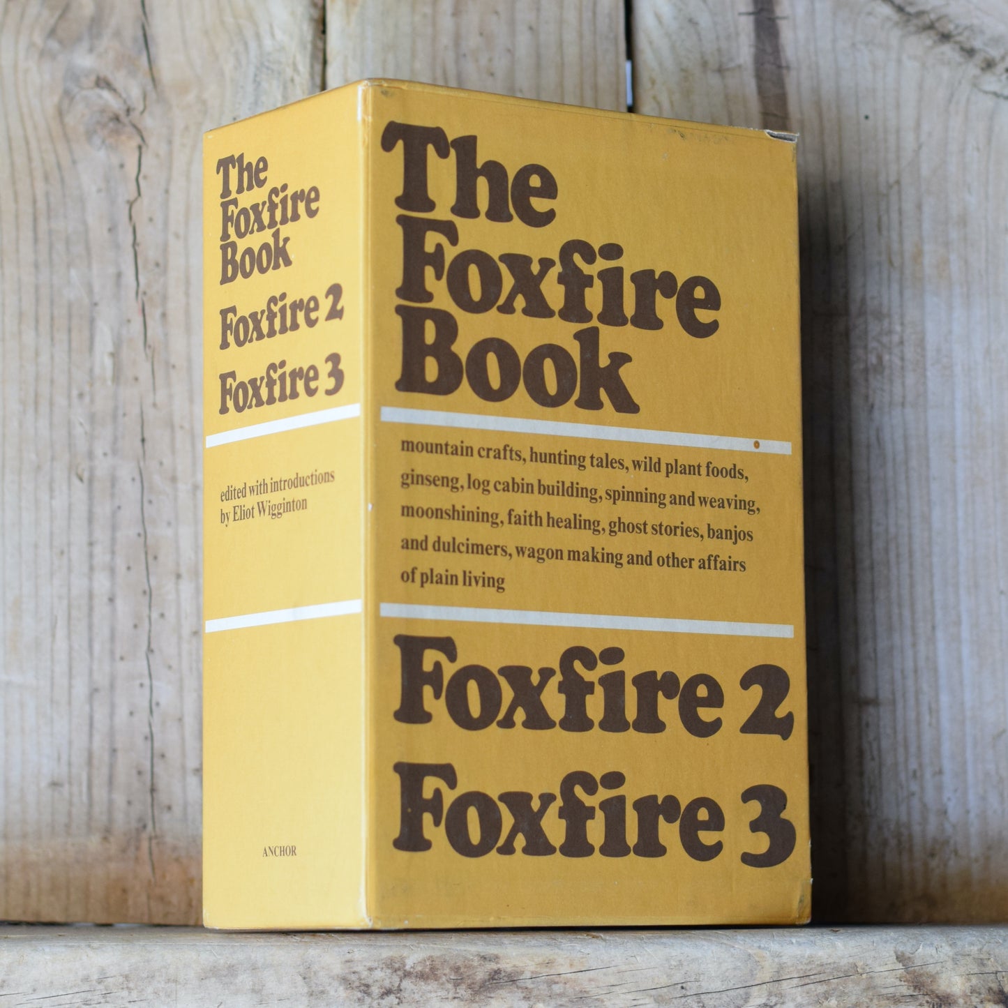 Vintage Non-Fiction Paperbacks: Eliot Wigginton - The Foxfire Books 1, 2 an 3