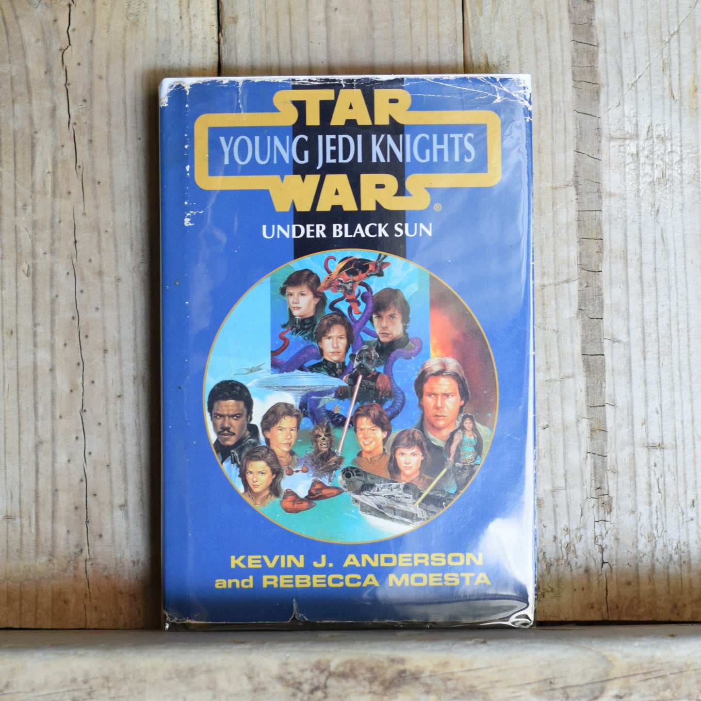 Vintage Sci-fi Hardback: Kevin J Anderson and Rebecca Moesta - Star Wars Young Jedi Knights, Under a Black Sun