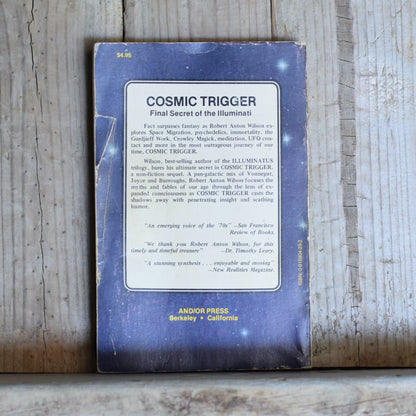 Vintage Fiction Paperback: Robert Anton Wilson - Cosmic Trigger, Final Secret of the Illuminati