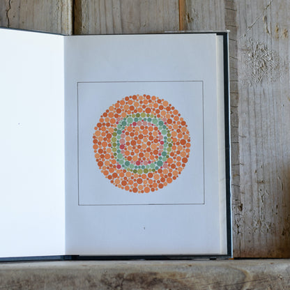 Vintage Non-fiction Hardback: Ishihara's Design Charts for Colour-Blindness of Unlettered Persons