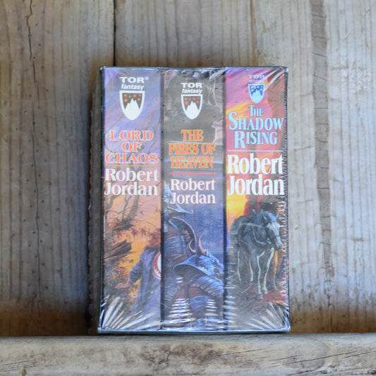 Vintage Fantasy Paperback Novels: Robert Jordan - The Wheel of Time, Books 4 - 6 SEALED