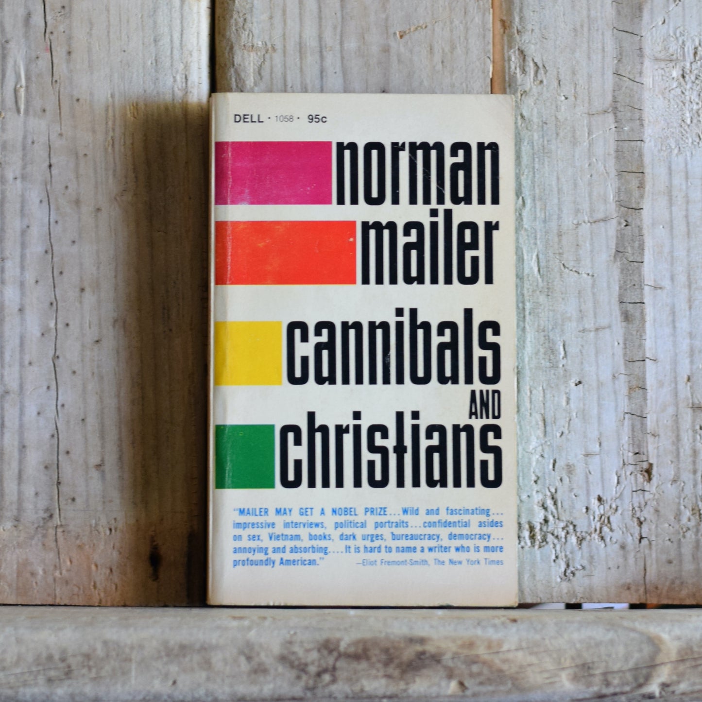 Vintage Fiction Paperback: Norman Mailer - Cannibals and Christians FIRST PRINTING