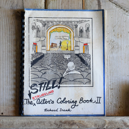 Vintage Coloring Book: Richard Frank - The Still Struggling Actor's Coloring Book 2 FIRST PRINTING