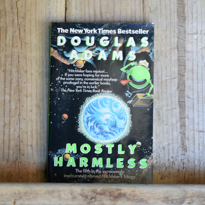 Vintage Sci-fi Paperback: Douglas Adams - Mostly Harmless SIGNED FIRST PRINTING