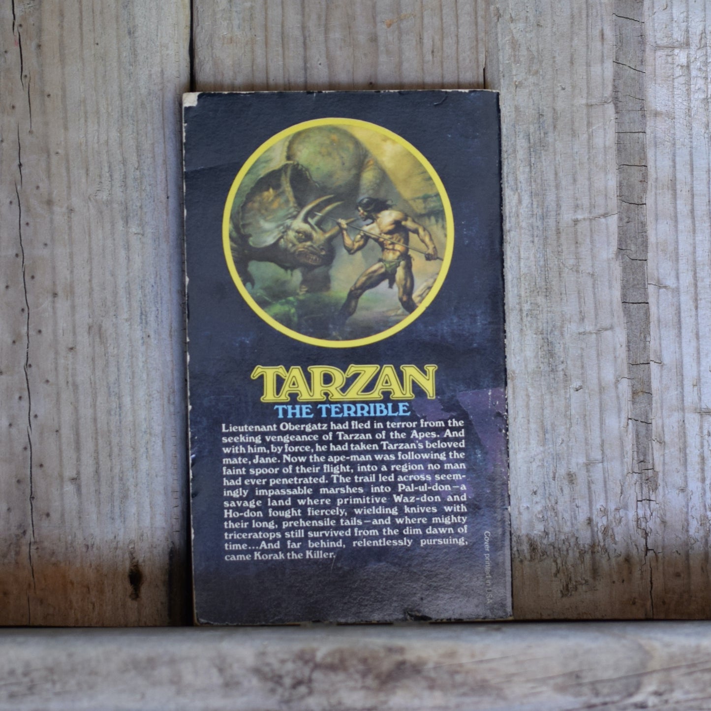 Vintage Fantasy Paperback: Edgar Rice Burroughs - Tarzan The Terrible