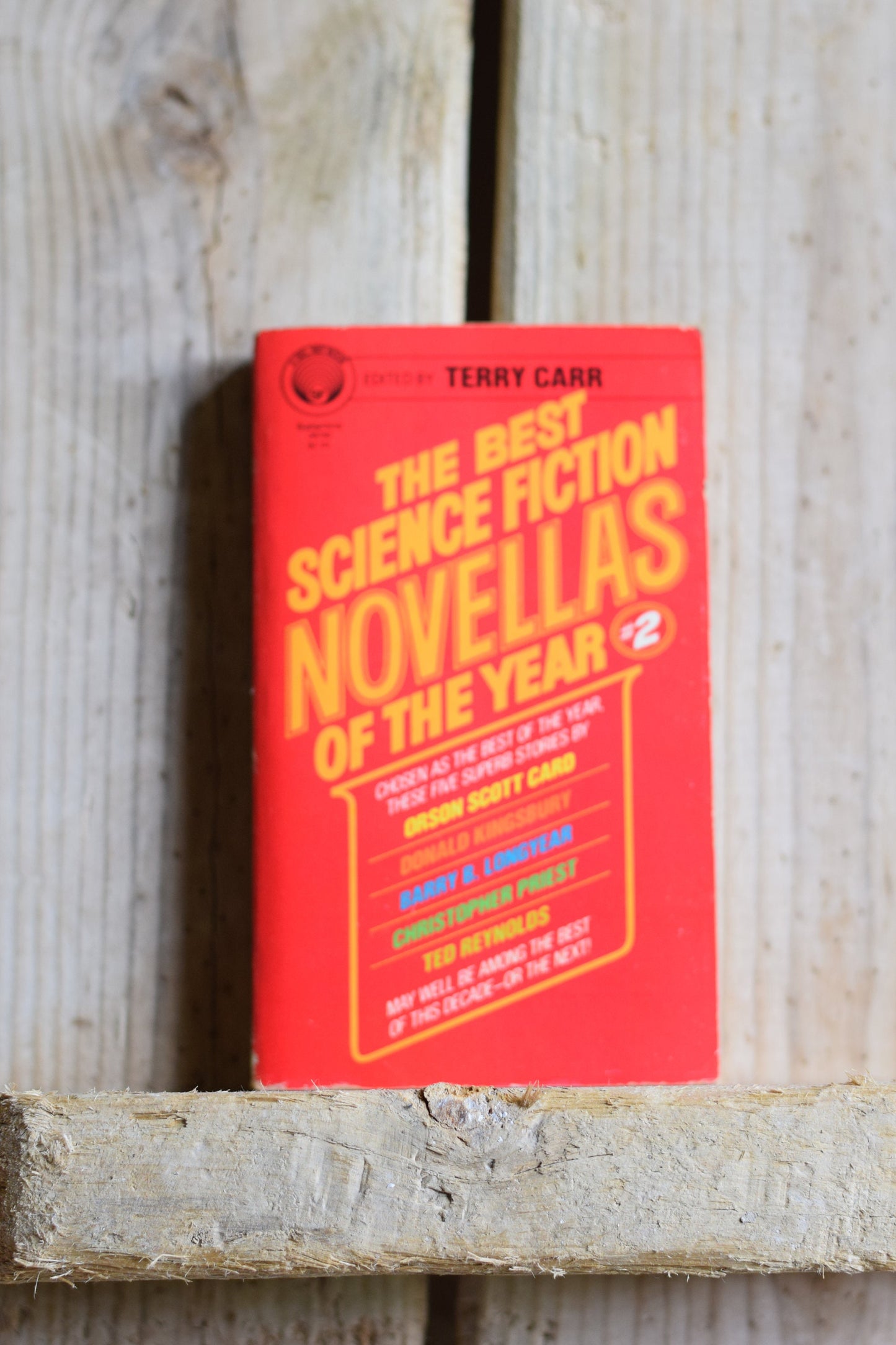 Vintage Sci-fi Paperback: The Best Science Fiction Novellas of the Year #2 - Edited by Terry Carr