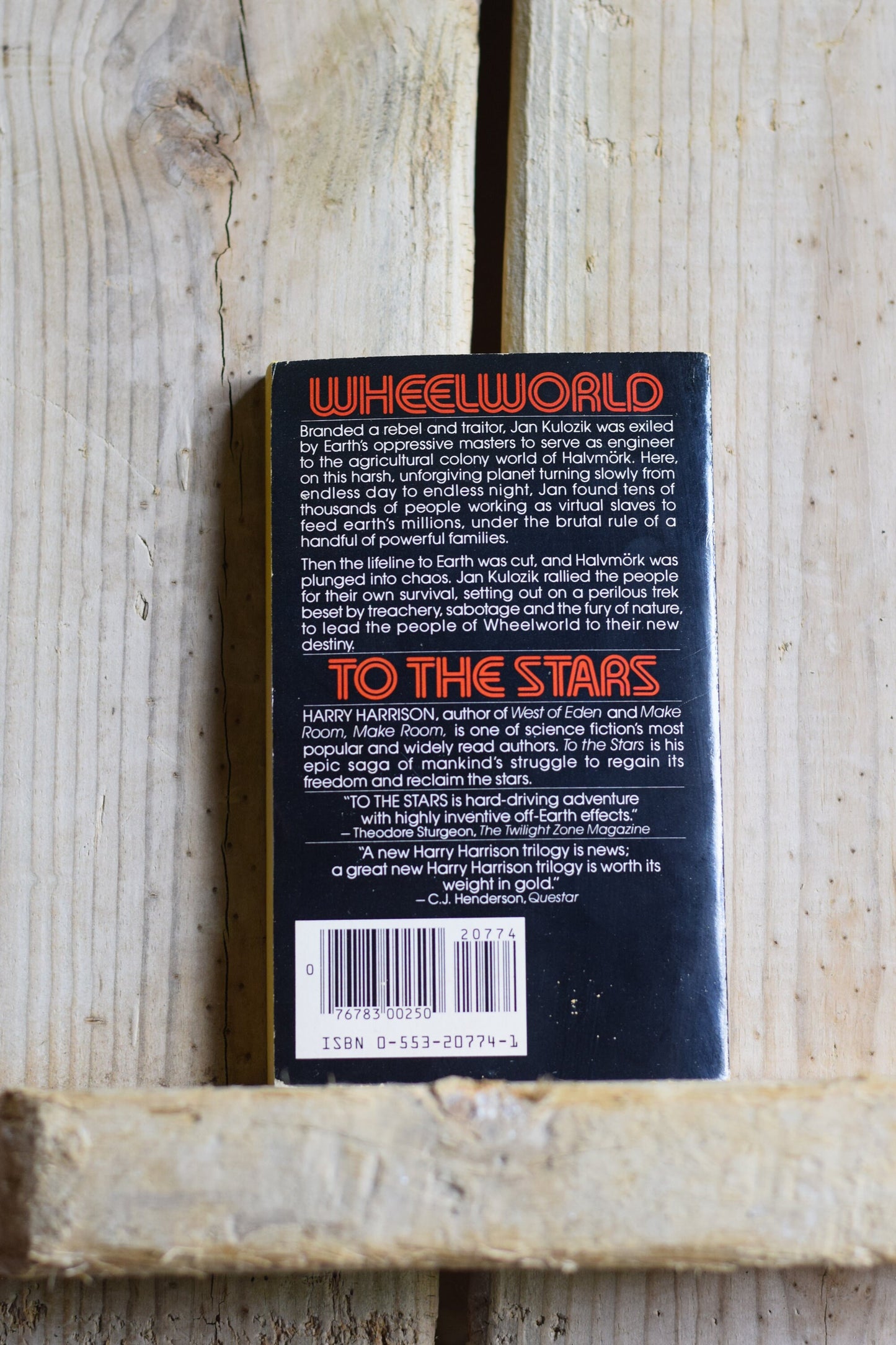Vintage Sci-fi Paperback Novel: Harry Harrison - Wheelworld "To the Stars" Vol II
