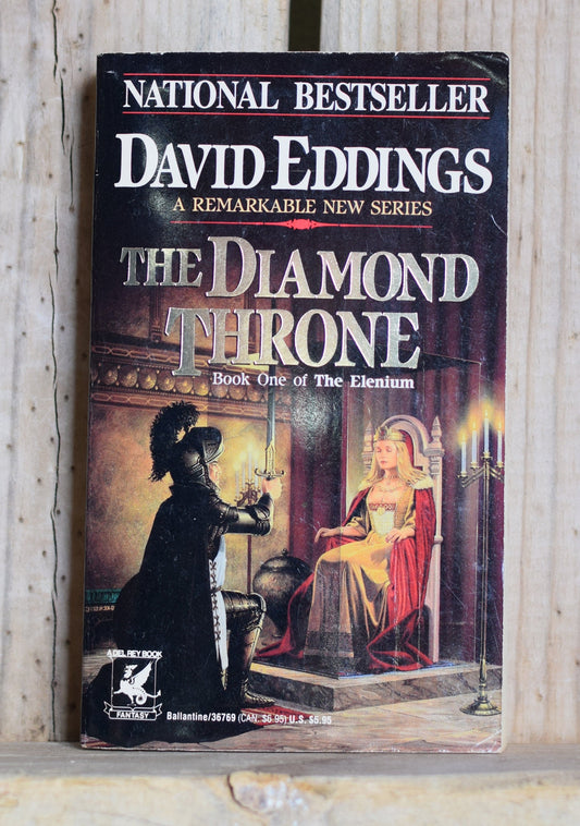 Vintage Fantasy Paperback Novel: David Eddings - The Diamond Throne, Book one of The Elenium