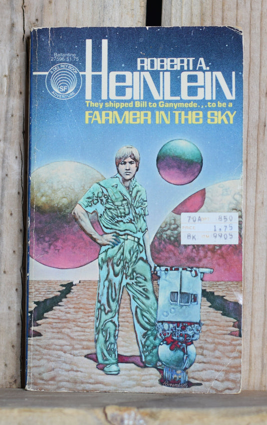 Vintage Sci-fi Paperback Novel: Robert A Heinlein - Farmer in the Sky