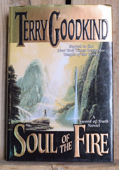 Vintage Sci-fi Hardback Novel: Terry Goodkind - Soul of the Fire, Book 5 Sword of Truth FIRST EDITION