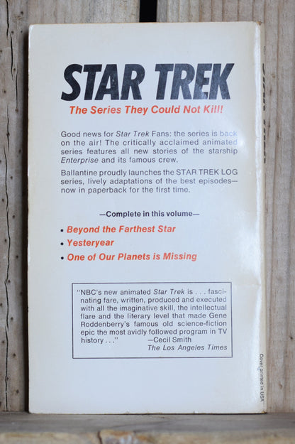 Vintage Sci-fi Paperback Novel: Alan Dean Foster - Star Trek, Log One FIRST PRINTING