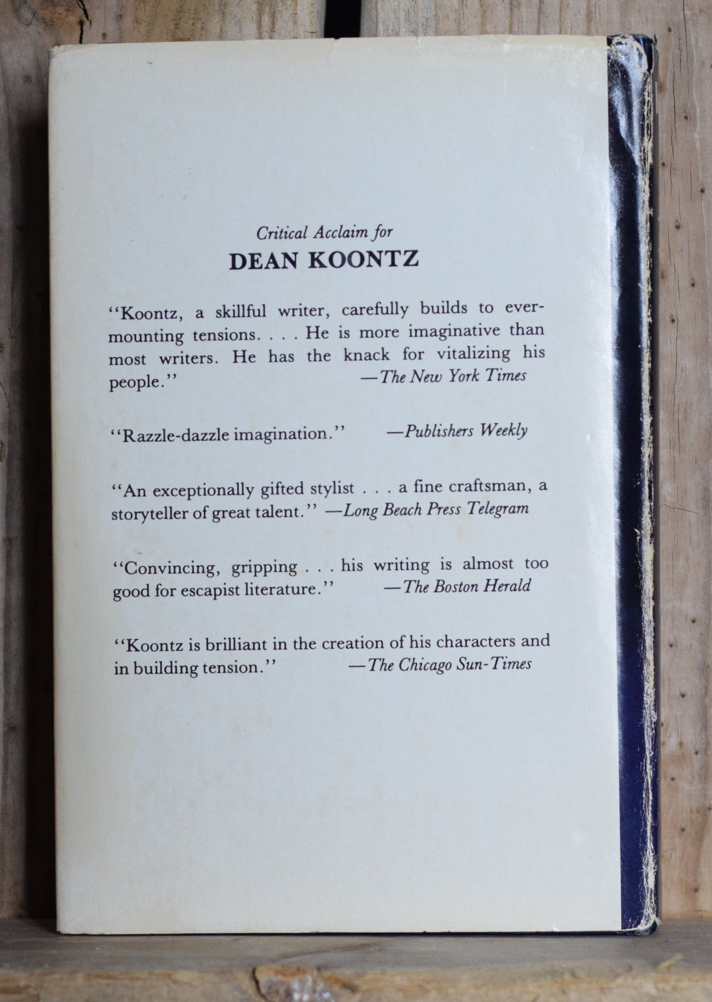 Vintage Fiction Hardback Novel: Dean R Koontz - Whispers
