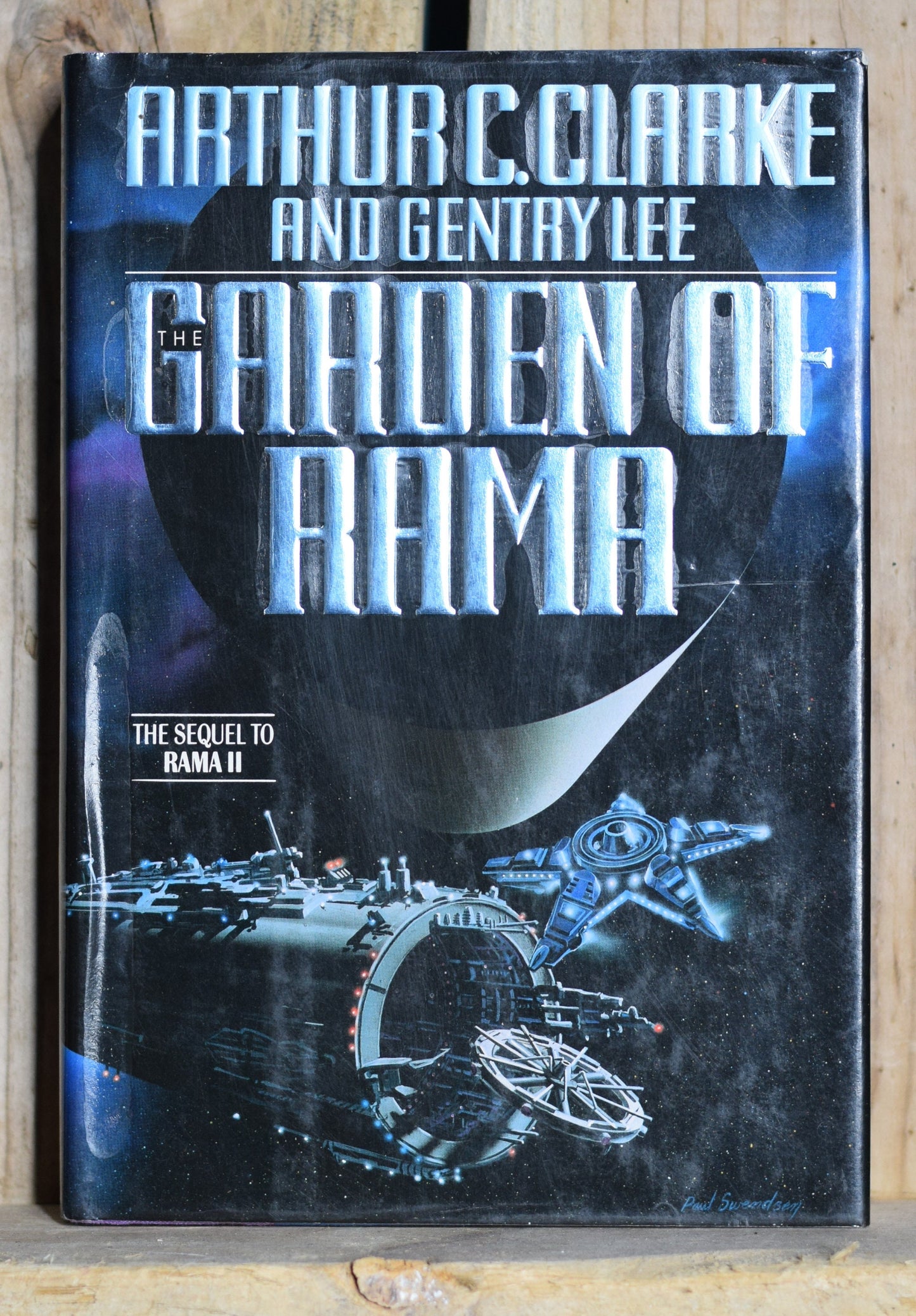 Vintage Sci-fi Hardback Novel: Arthur C Clarke and Gentry Lee - The Garden of Rama FIRST EDITION