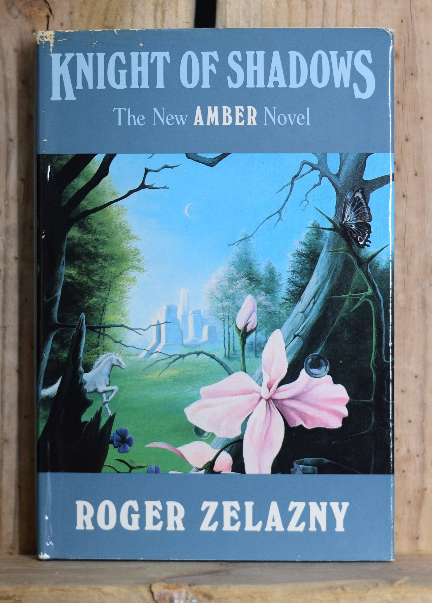 Vintage Fantasy Hardback Novel: Roger Zelazny - Knight of Shadows