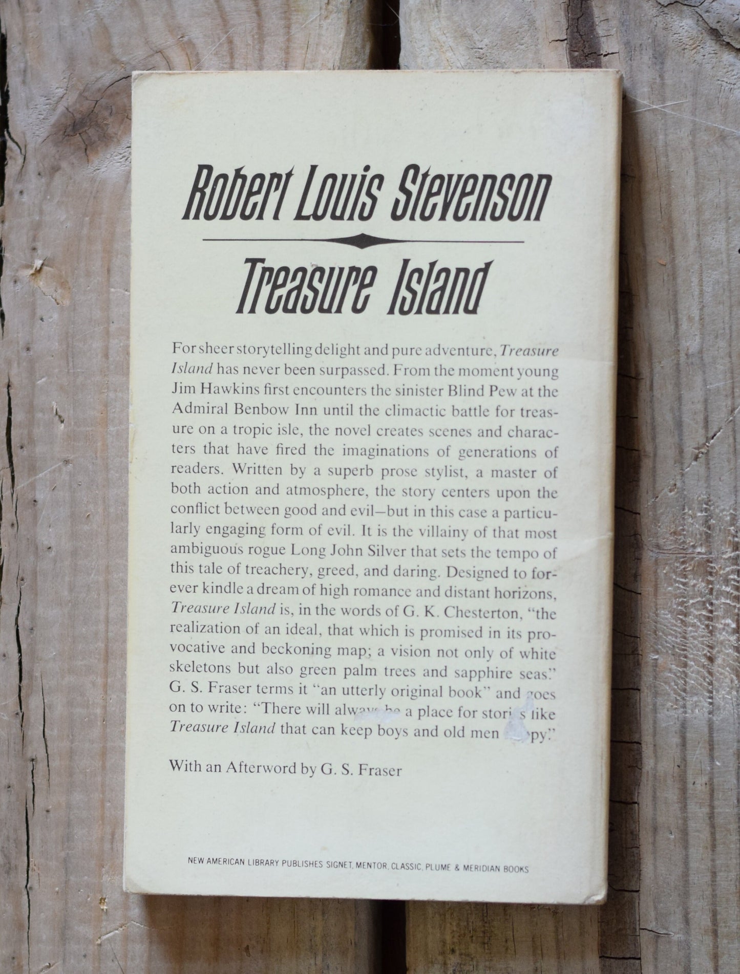 Vintage Fiction Paperback Novel: Robert Louis Stevenson - Treasure Island