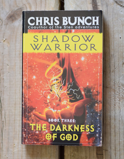 Vintage Sci-Fi Paperback Novel: Chris Bunch - The Darkness of God, Book Three of Shadow Warrior FIRST EDITION